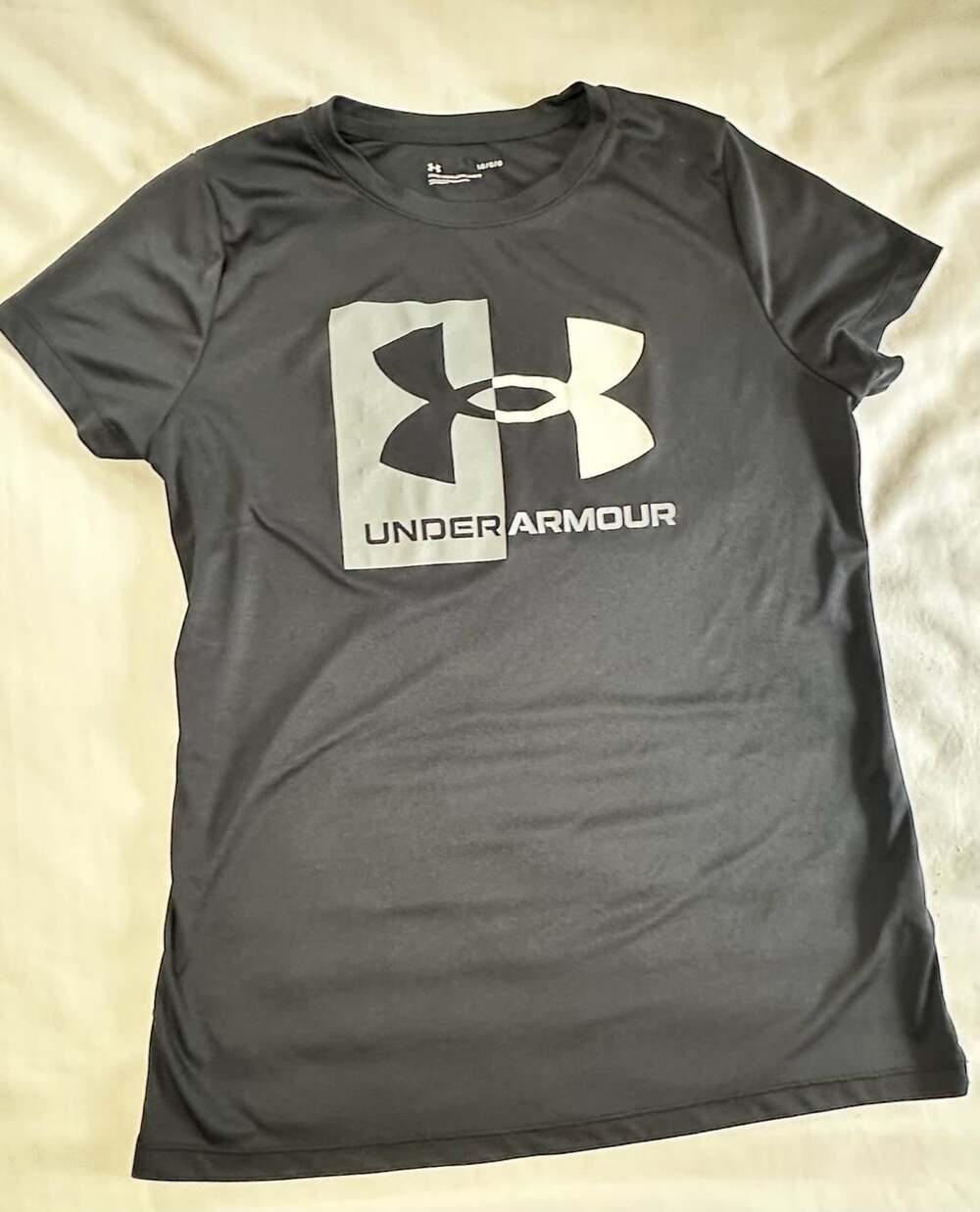 Under Armour UA Boxed Sportstyle Short Sleeve T-Shirt Black Size Large